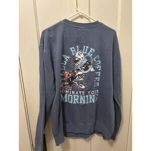 Sold Out Stella Blue Coffee Barstool Sports Sweatshirt Blue Men’s L Limited